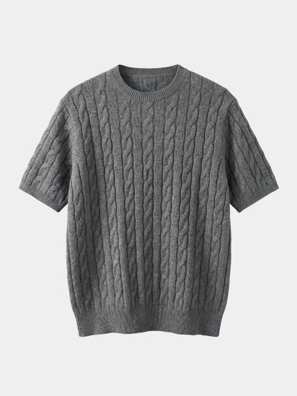 Classic Lozenge Knit T-Shirt - Cross & Crown