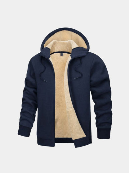 Winter Core Sherpa Hoodie Jacket - Cross & Crown