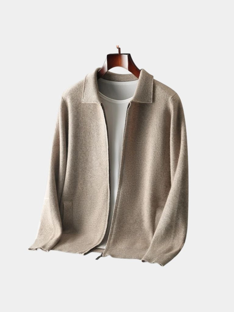 Kasjmier Heritage Knit Jas - <tc>Cross & Crown</tc>