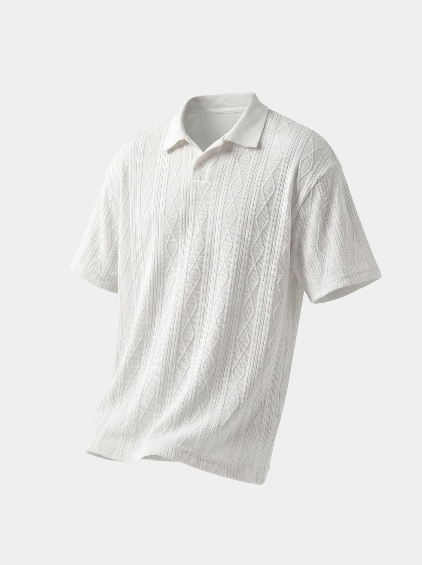 Polo de punto de rombos Imperial - Cross & Crown