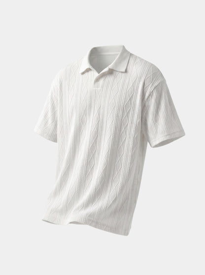 Polo de punto de rombos Imperial - Cross & Crown