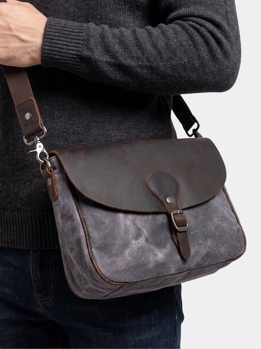 Windsor-Messenger-Schultertasche – Cross & Crown