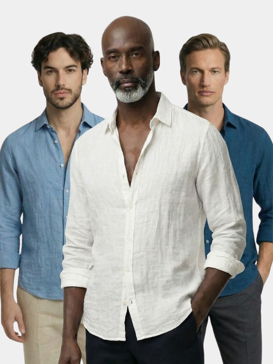 [SPECIAL PACK] Linen Reverie Summer Shirt - Cross & Crown