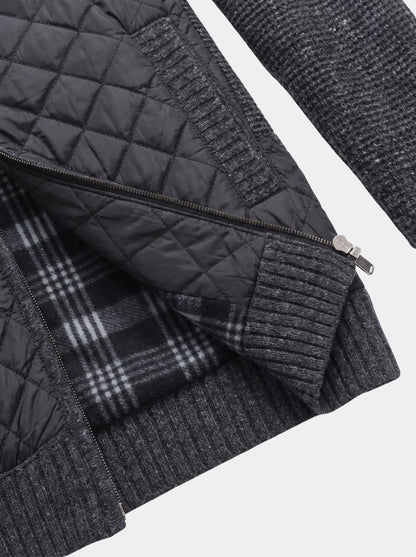 Vertex Diamond-Panel Jacket – Cross & Crown