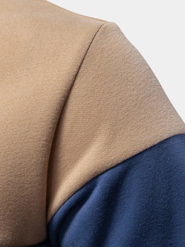 Alpine Zip-Neck Polo Pullover - Cross & Crown