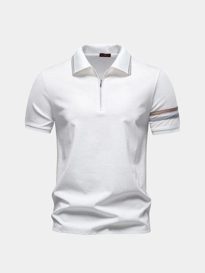 Horizon Striped Polo - Cross & Crown