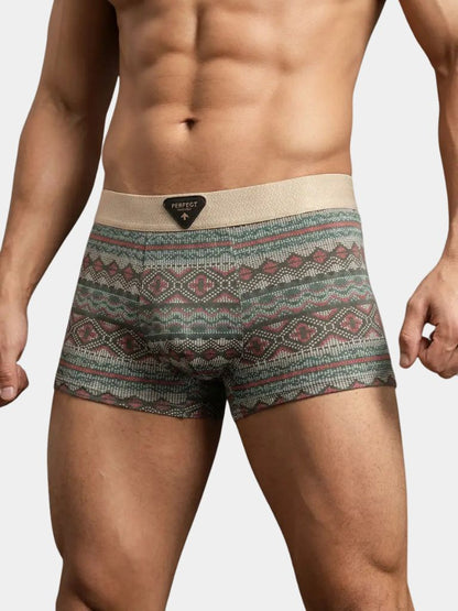 Mosaic Cotton Boxer [Begrenztes Angebot] - <tc>Cross & Crown</tc>