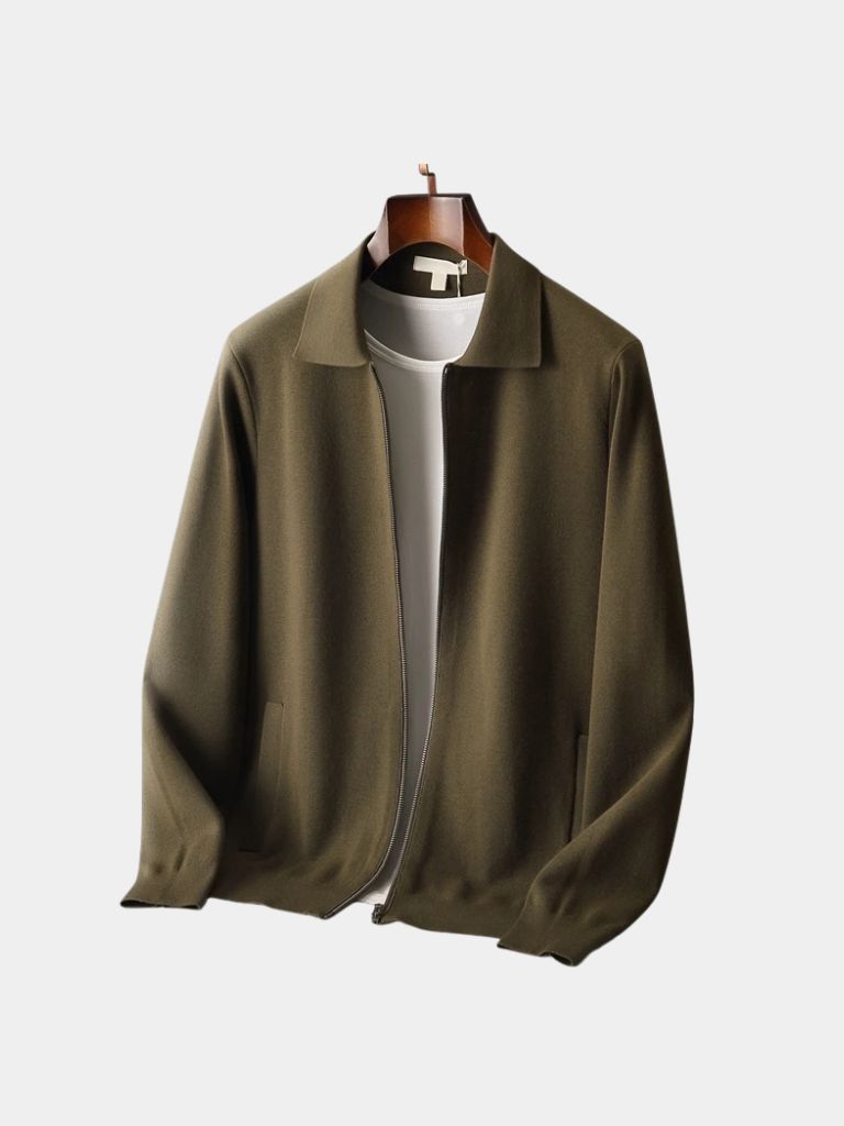 Kasjmier Heritage Knit Jas - <tc>Cross & Crown</tc>