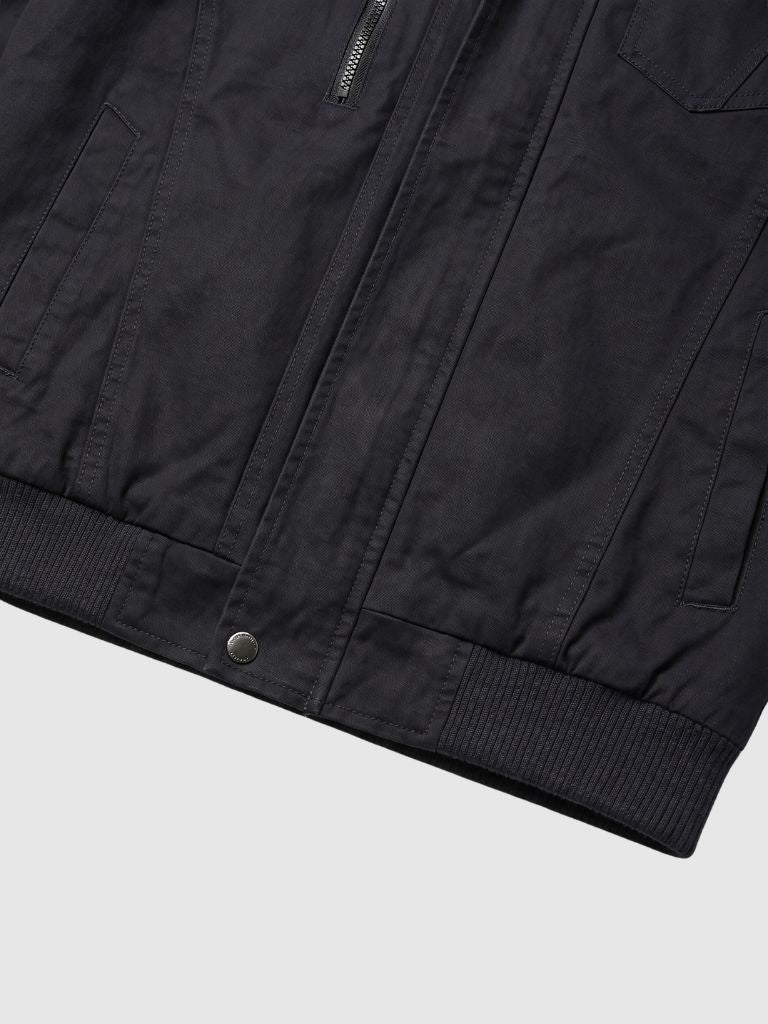 Command Ribbed Collar Jacket - Cross & Crown