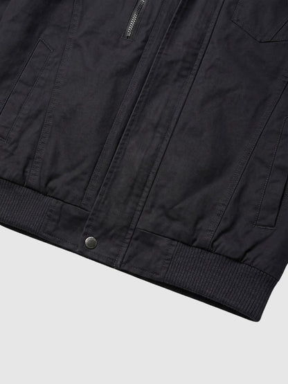 Command Ribbed Collar Jacket - Cross & Crown