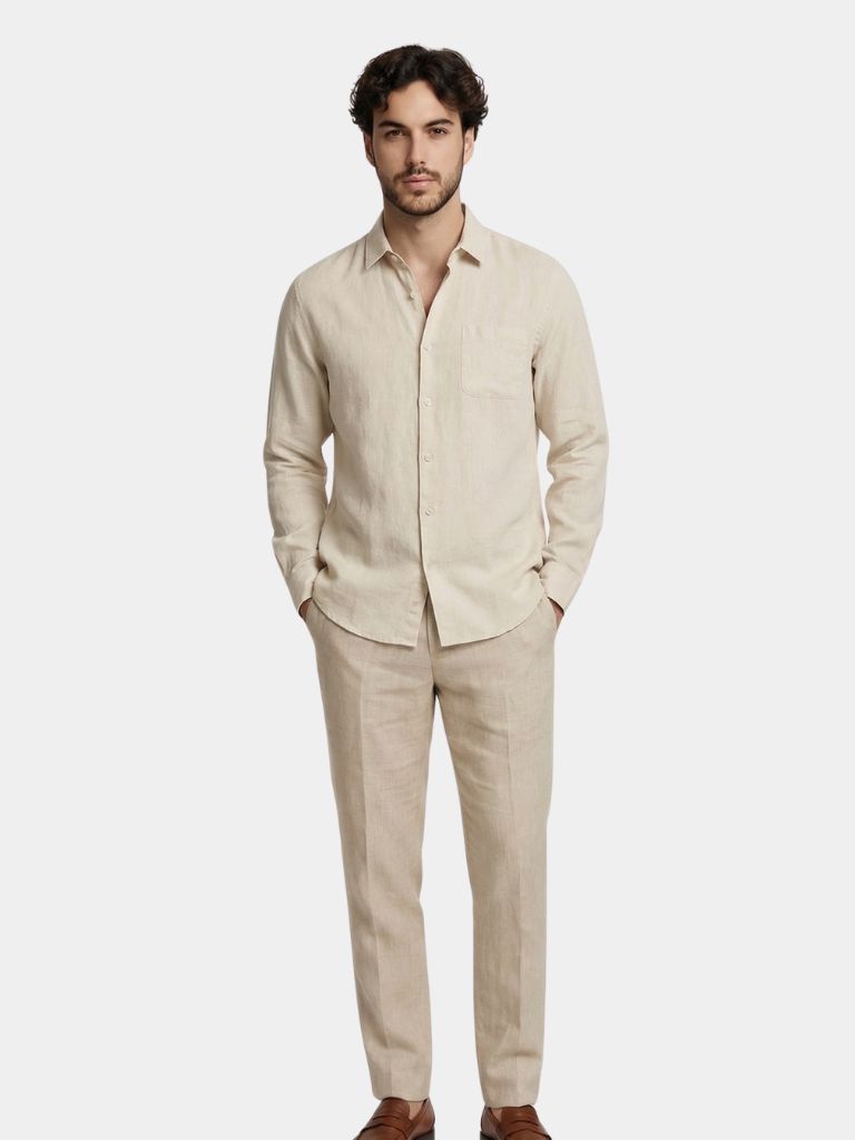 Linen Coast Shirt – Cross & Crown