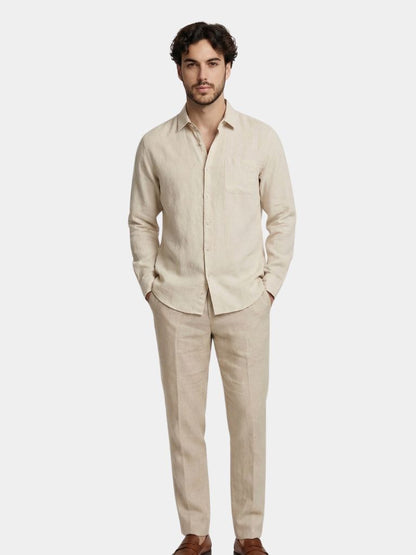 Linen Coast Shirt – Cross & Crown