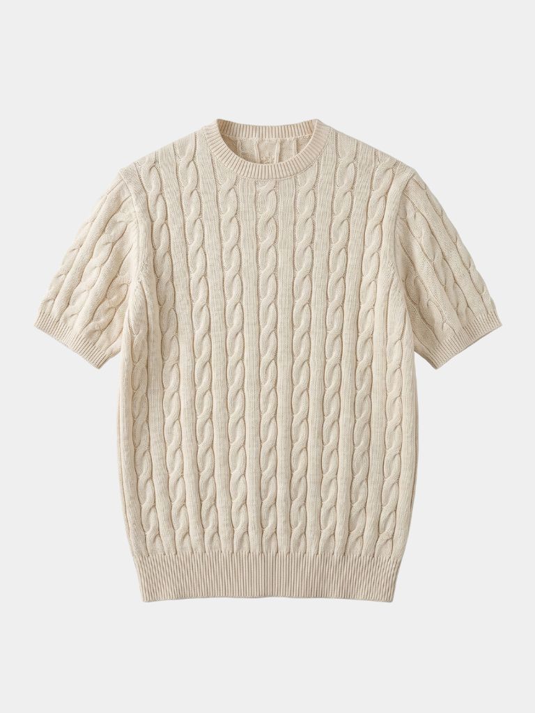 Classic Lozenge Knit T-Shirt - Cross & Crown