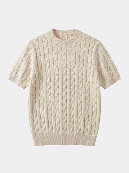 Classic Lozenge Knit T-Shirt - Cross & Crown