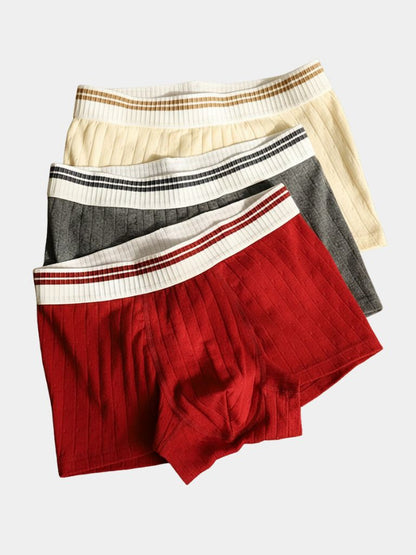 Essential Ribbed Cotton Boxer - Cross & Crown