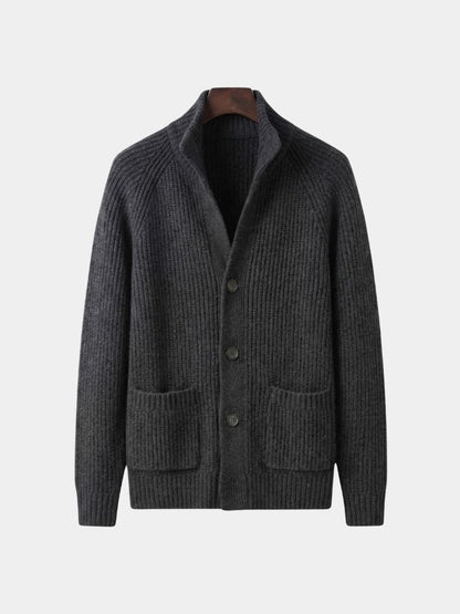Classic Heritage Botton Knit Jacket - Cross & Crown