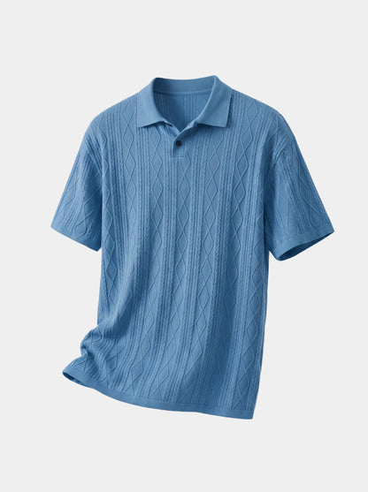 Polo de punto de rombos Imperial - Cross & Crown