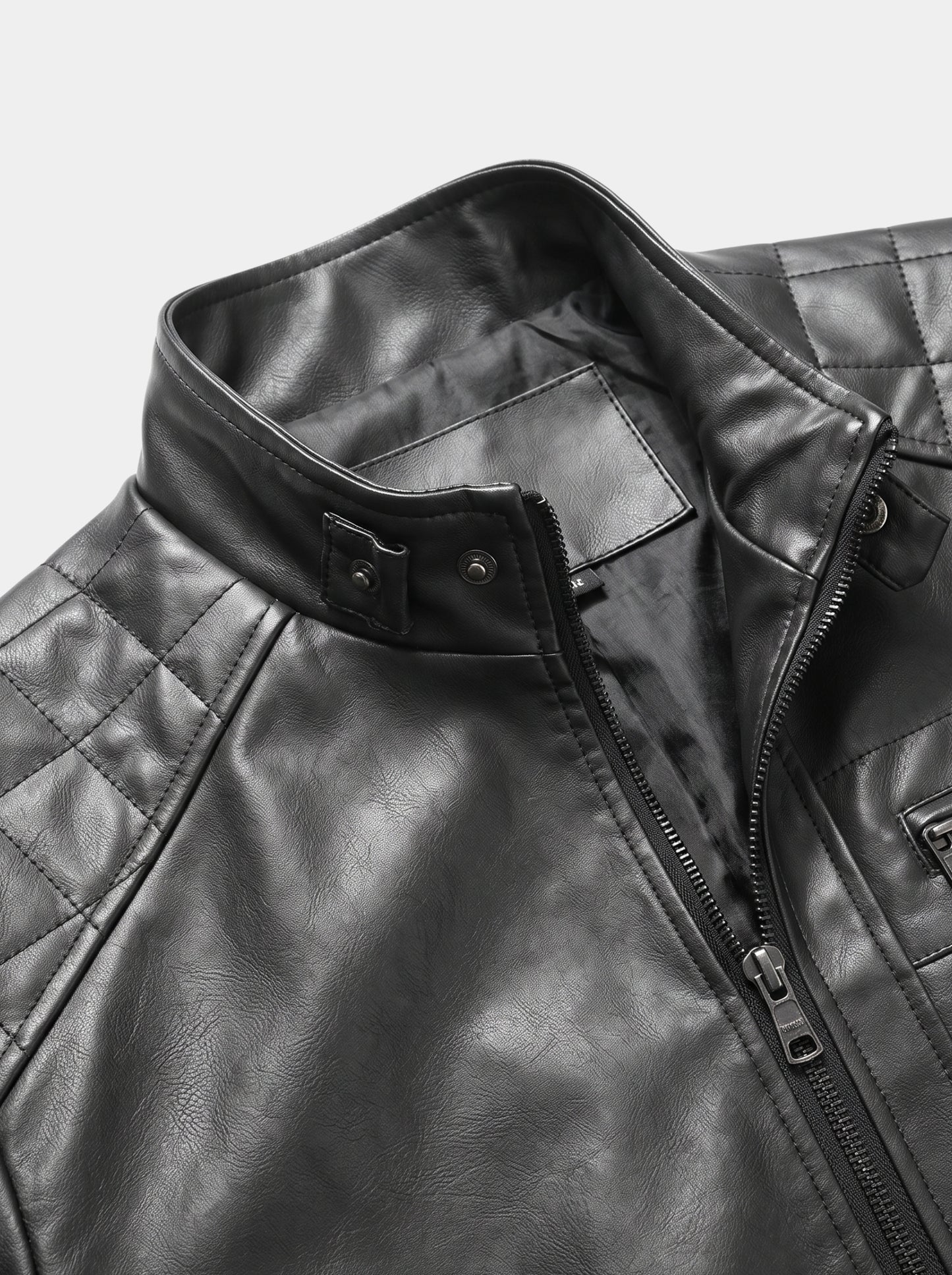 Vulcan Diamond Leather Jacket – Cross & Crown