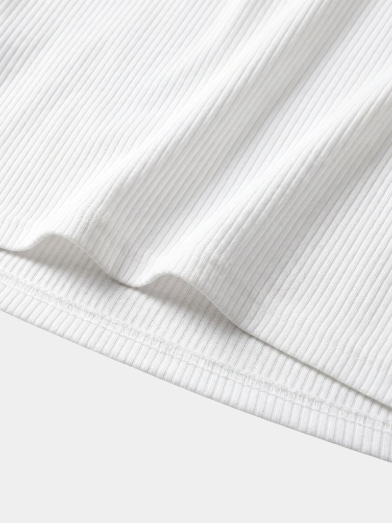 Precision Ribbed Muscle T-Shirt - Cross & Crown