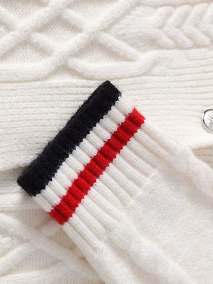 アカデミーショールネックニット - クロス＆クラウン