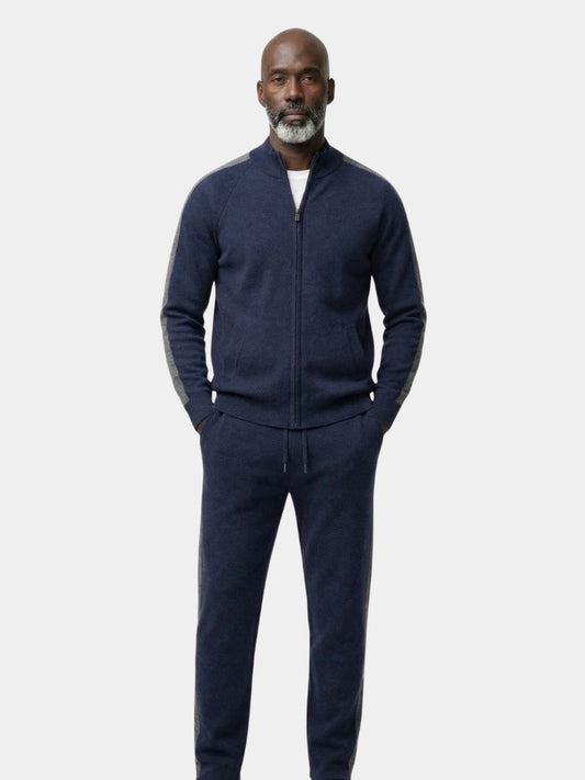 Navy Heritage Cashmere Set – Cross & Crown