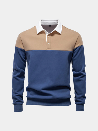 Alpine Zip-Neck Polo Pullover - Cross & Crown