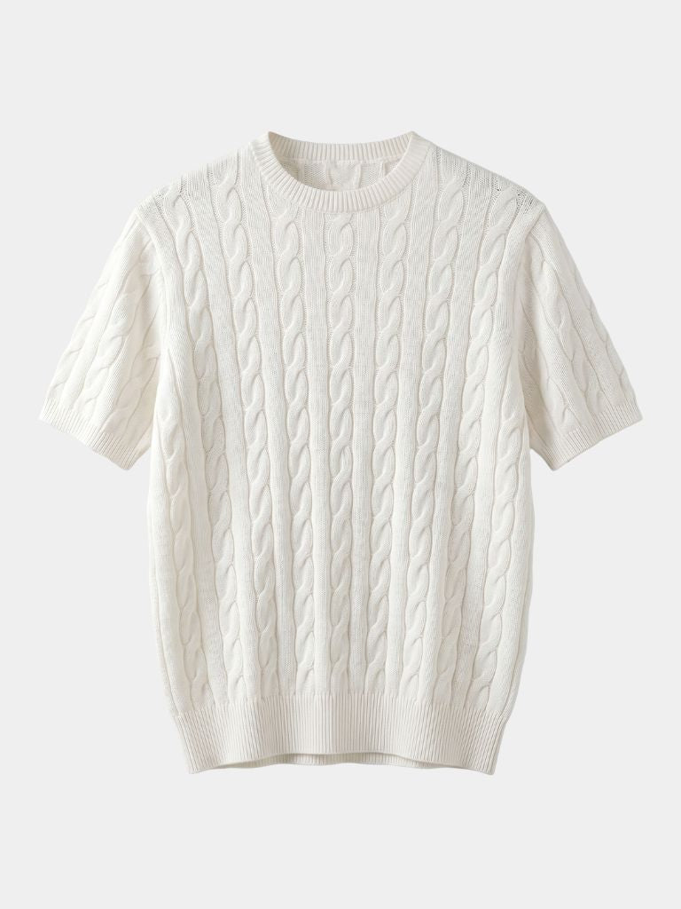 Classic Lozenge Knit T-Shirt - Cross & Crown