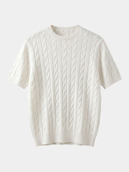 Classic Lozenge Knit T-Shirt - Cross & Crown