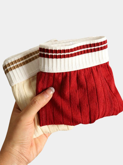 Essential Ribbed Cotton Boxer - Cross & Crown