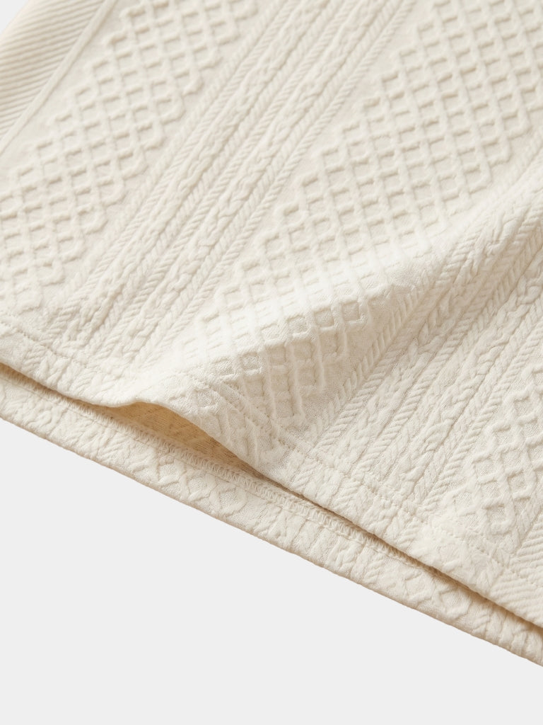 Diamond Lattice Resort Polo - Cross & Crown
