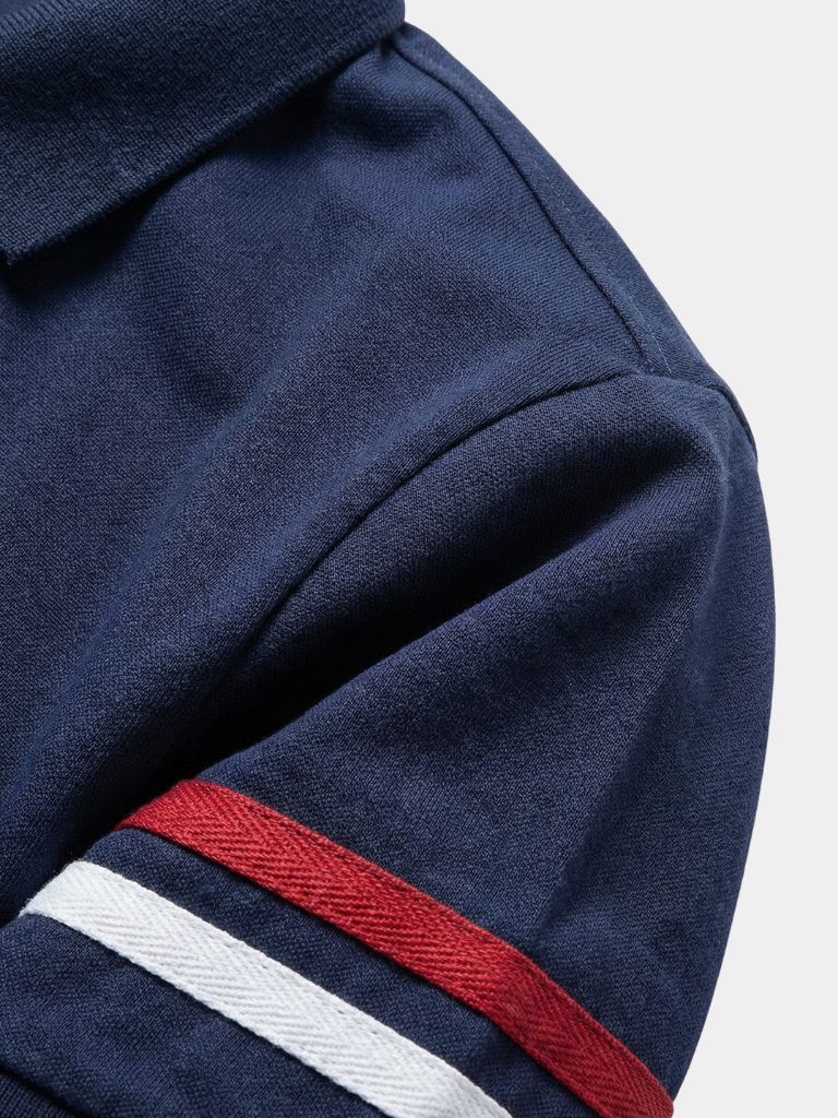 Horizon Striped Polo - Cross & Crown
