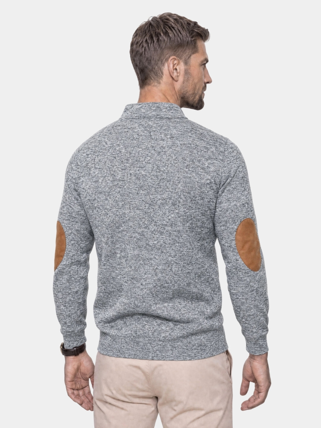 Lucien Heritage Elbow High Collar Pullover - Cross & Crown