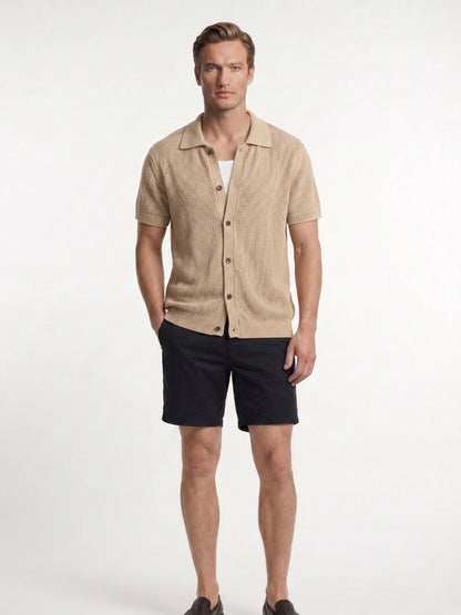 Artisan Panel Resort Shirt - Cross & Crown