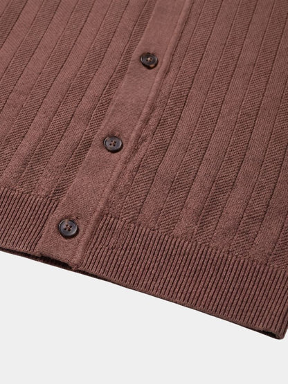 Heritage Camp Collar Knit Shirt - Cross & Crown