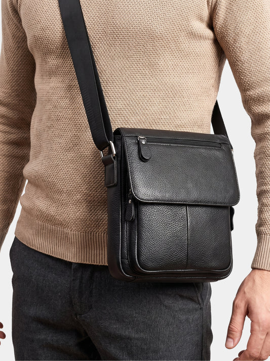 Lässige Schultertasche im Messenger-Stil – Cross & Crown