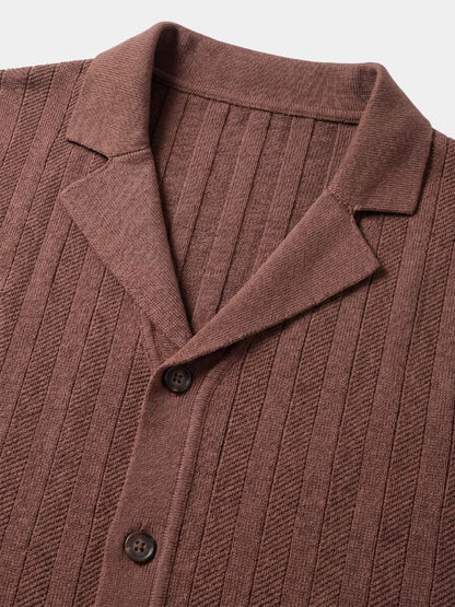 Heritage Camp Collar Knit Shirt - Cross & Crown