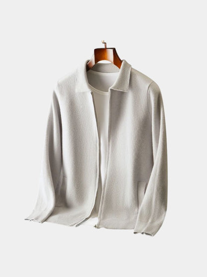 Kasjmier Heritage Knit Jas - <tc>Cross & Crown</tc>