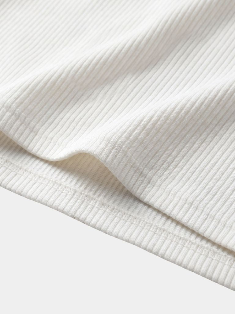 Latitude Ribbed Henley - Cross & Crown