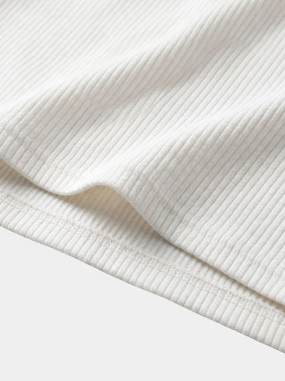 Latitude Ribbed Henley - Cross & Crown