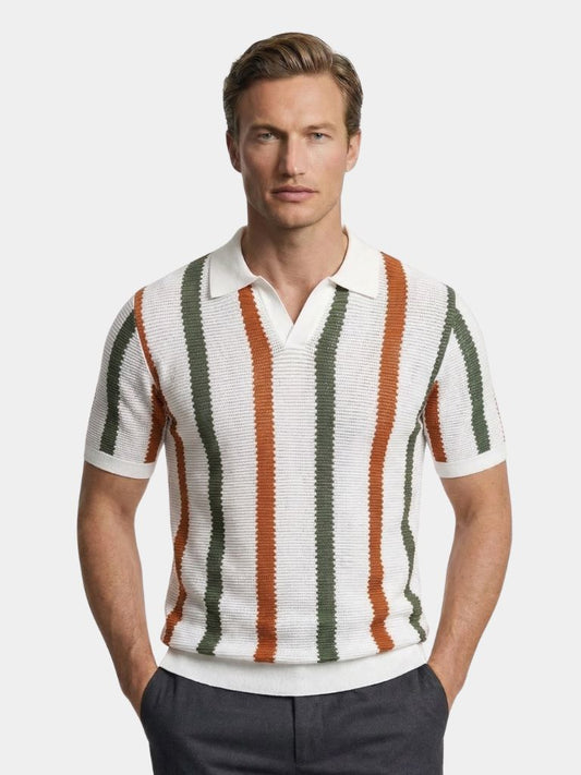 ヘリテージニットリゾートポロ - クロス＆クラウン