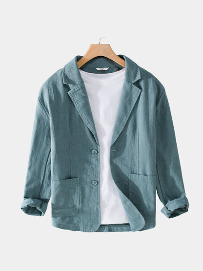 Oldbrook zomer linnen blazer - <tc>Cross & Crown</tc>