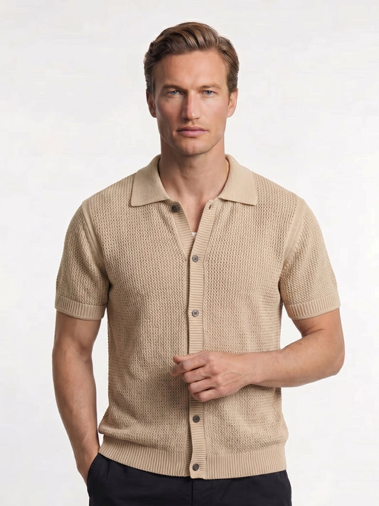 Artisan Panel Resort Shirt - Cross & Crown