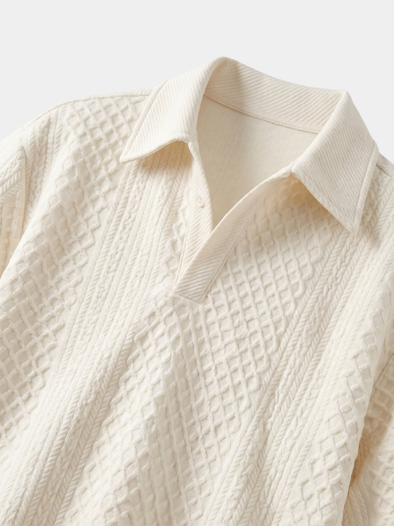 Diamond Lattice Resort Polo - Cross & Crown