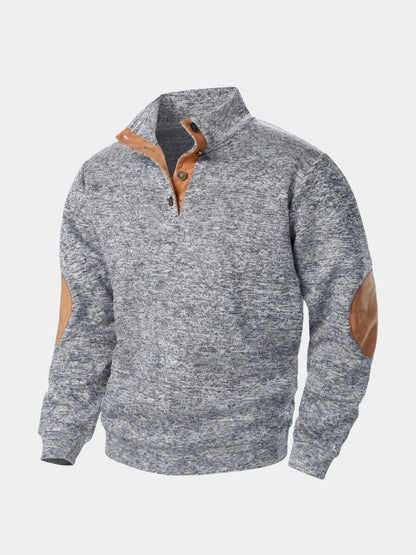 Lucien Heritage Elbow High Collar Pullover - Cross & Crown