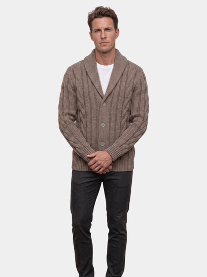 Cárdigan de punto para hombre - Cross & Crown