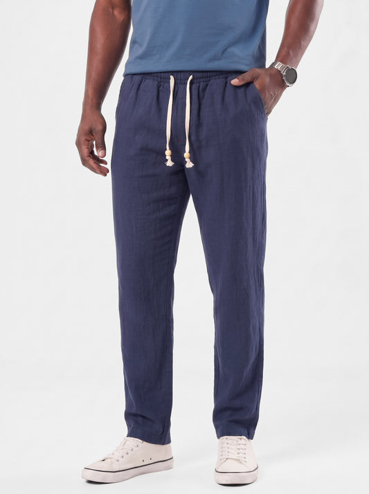 Pantalones de lino Azure Coast - Cross & Crown