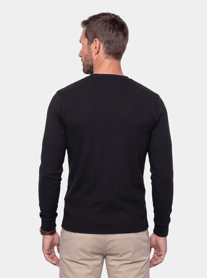 Corduroy Long Sleeve T-Shirt - Cross & Crown - back
