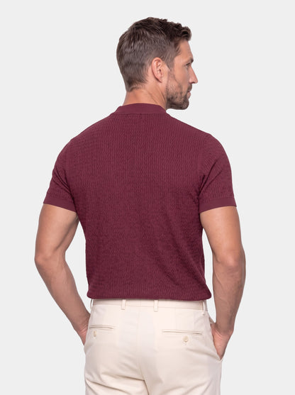 Casual Knit T-Shirt - Cross & Crown - back