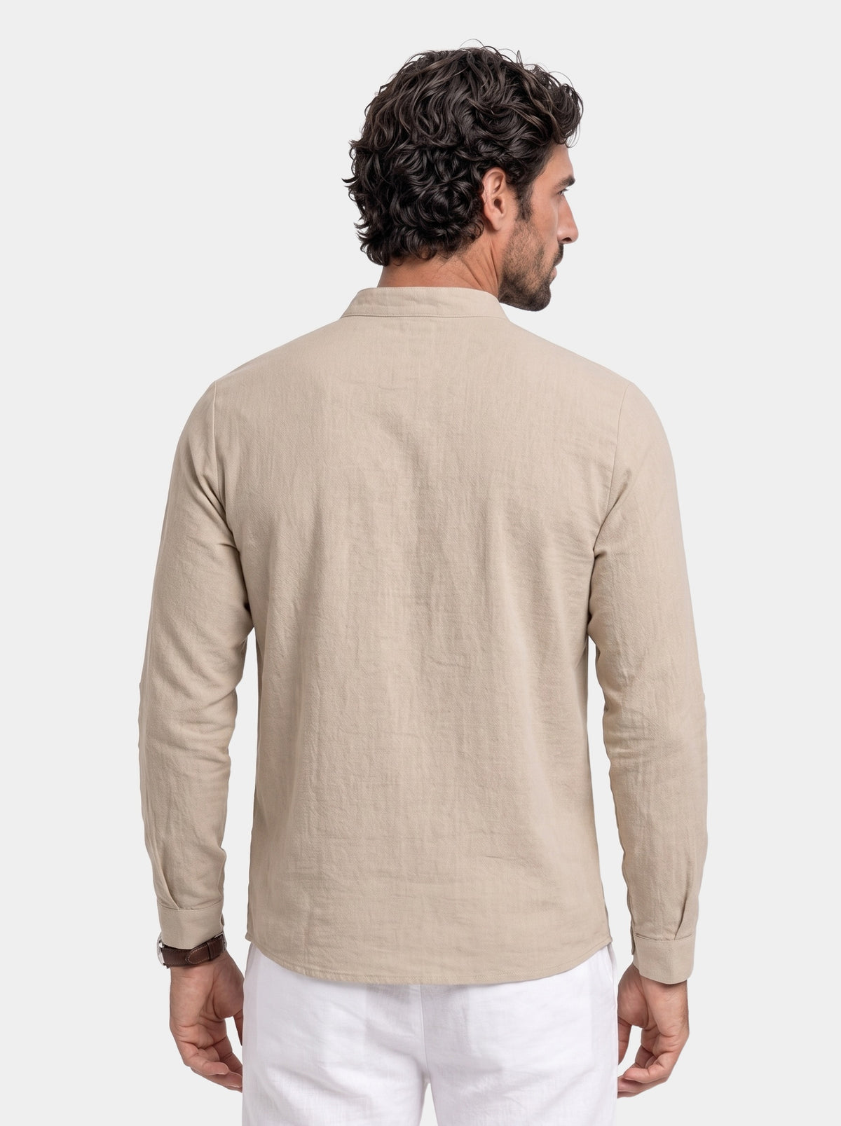 Casual Blouse Long Sleeve T-Shirt - Cross & Crown - back