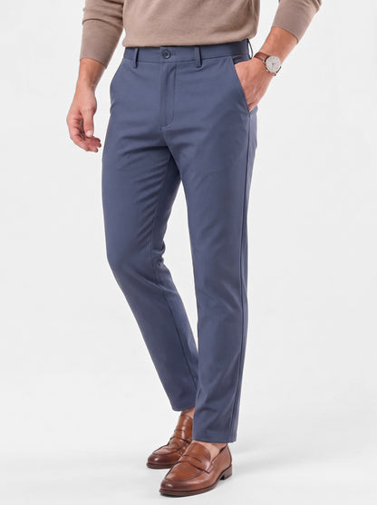 Pantalones minimalistas rectos de fibra de bambú - Cross & Crown
